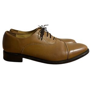 Samuel Windsor Shoes Men’s Sz 13 Tan Oxford Leather BV197 Classic